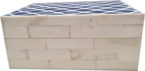 กล่องเก็บเครื่องประดับฝังกระดูกลายดอกไม้ทำด้วยมือฝังกระดูกเครื่องประดับหน้าอกดีไซน์มรดกของราชวงศ์สำหรับกล่องบรรจุเครื่องประดับ - Product Image 5