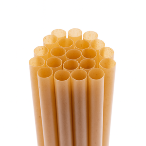 Pailles en canne à sucre biodégradables écologiques, pailles jetables en bagasse compostables - Product Image 4