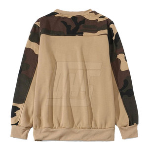 เสื้อสเวตเตอร์ผ้าฝ้ายผสมแฟชั่นของผู้ชายเสื้อสเวตเชิ้ตผู้ชายแบบลำลองมีสไตล์ - Product Image 2