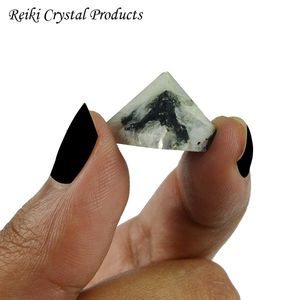 Pirámide de Cristal Feng Shui, Piedra Curativa de Piedra Lunar Arcoíris Natural para la Intuición y el Equilibrio, 10-15 mm - Product Image 2