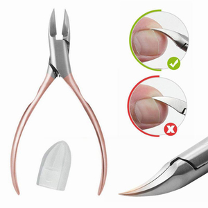 Pince à cuticules revêtue de couleur en titane, outil de manucure, coupe-ongles, taille 4.5 pouces, 1 pièce - Product Image 5