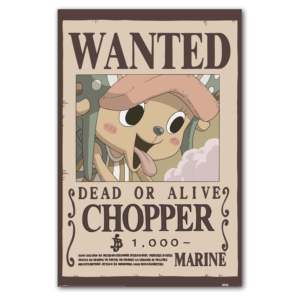 Póster del Anime One Piece: Se Busca a Chopper, Muerto o Vivo - Product Image 1
