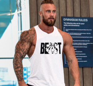 Custom Tank Top <b>Men</b> Cotton Stringer Gym Breathable Fitness <b>Singlet</b> Workout Muscle Bodybuilding <b>Mens</b> Tank Top 2025 - Product Image 3