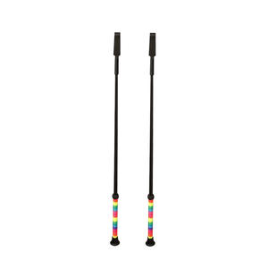 Fouets à cheval en cuir de haute qualité, fouet d'équitation, longueur 65 cm, tige en fibre de verre et poignée en caoutchouc, fouet à cheval en gros - Product Image 2