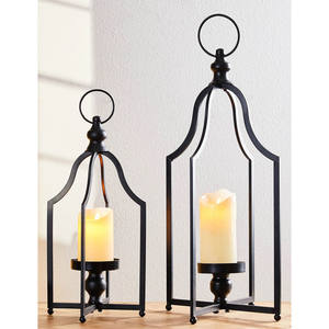 Top Venta de diseño de lujo de hierro antiguo de cristal de mesa hecho a mano de alta calidad vela linterna tarifa al por mayor para el hogar del hotel - Product Image 3