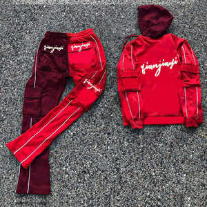 Sudadera con capucha deportiva de entrenamiento cómoda de alta calidad para hombre con pantalones de chándal para correr chándal de ajuste perfecto - Product Image 6