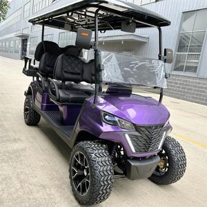 รถกอล์ฟไฟฟ้า 72V แบตเตอรี่ลิเธียม 2-2-4 ที่นั่ง ความเร็วสูง ขายดี รุ่น Club Car Golf Buggy Cart LLC - Product Image 2