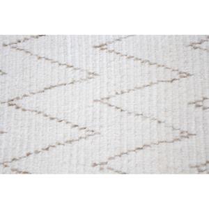 Alfombra Turca Vintage de 2.8x16.2 pies (86x494 cm), Alfombra Blanca de Estilo Suroeste - Product Image 5