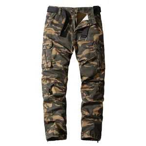 2024 Op Maat Gemaakte Heren Jogger Jacht Camouflage Camouflage Man Cargo Broek Cargo Broek High Street Cargo Broek