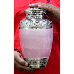 Urnas de cremación para adultos de primera calidad, urnas de Color plateado y rosa, cenizas para adultos, urna de cenizas tradicional para servicios de entierro - Product Image 5