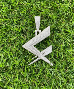 Colgante personalizado de moissanita para hombres, colgante personalizado de plata 925, el mejor regalo de cumpleaños - Product Image 3