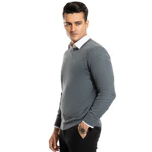 Alta calidad 100% lana High Street suéter transpirable Vintage desgaste personalizado suéter al por mayor - Product Image 2