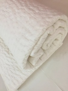 Chăn Vải Kantha Cotton Màu Trắng Trơn, Chăn Vải Kantha Hai Mặt Thủ Công Màu Trắng Trơn Khâu Tay Chăn AC - Product Image 3