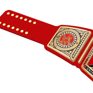 Flyingkick Enterprises FK-31-3115 Low Minimum Custom Heavy Metal Leather 24k Gold Unisex Wrestling <b>Boxing</b> Martial Arts Winner - Product Image 4