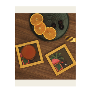 Support de marmite motif fleur Dessous de plat en MDF Ustensiles de cuisine avec produit de vente Emballage personnalisé et expédition rapide - Product Image 1