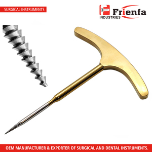 Élévateur à vis pour extraction dentaire des racines antérieures, manuel, en acier inoxydable, avec poignée ergonomique, outil dentaire - Product Image 2