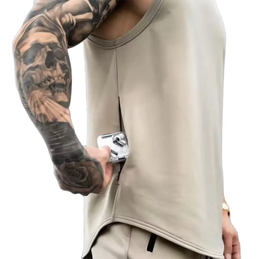 2024 Breathable Gym Tank Top Men's Fitness Singlet/Tank Top Sportswear Workout Sleeveless Top For Men's