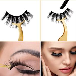 Pinces à épiler en acier inoxydable pour extensions de cils en gros avec logo personnalisé, outils de beauté de haute qualité, ciseaux et applicateur modèle - Product Image 4