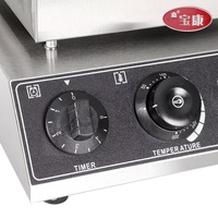 2025 Hot Top Vente 110v /220v Électrique 2pcs Carré Gaufrier Commercial Gaufrier Machine pour Restaurant