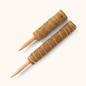 Palo de turba de fibra de coco natural apilable que ayuda a las plantas a crecer mejor, musgo de coco para jardín, turba de coco de bajo EC, listo para usar. - Product Image 6