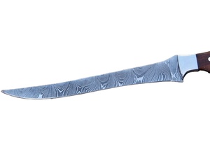 Venta caliente Ultra Sharp personalizado hecho a mano Damasco Chef filete deshuesado cuchillo mango de madera regalo de Navidad Chef cuchillo - Product Image 4