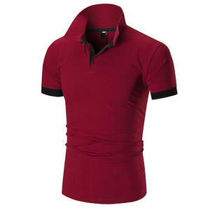 Polos de diseño superior para hombre, polos personalizados de alta calidad con cuello a rayas en contraste personalizado para hombre - Product Image 2