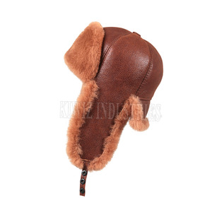 Sombreros de piel de oveja sólidos a la moda personalizados, sombreros cómodos de piel de oveja de buen Material 2024 - Product Image 1