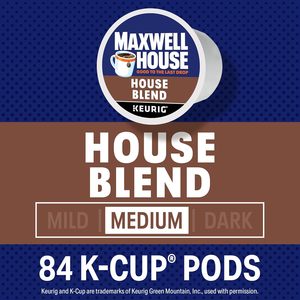 Capsules de café Maxwell House House Blend torréfaction moyenne, boîte de 84 unités - Product Image 3