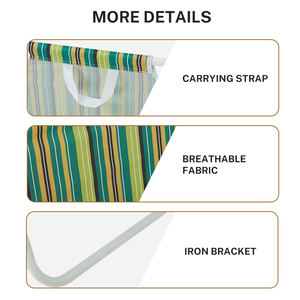 كرسي تخييم خفيف الوزن ومحمول من HOMFUL (1.9 كجم) كرسي شاطئ قابل للطي منخفض الارتفاع مع قفل أمان ومقبض - Product Image 3