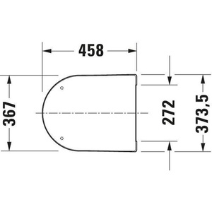 Asiento de Inodoro DURAVIT ME Blanco de Starck con Mecanismo de Cierre Suave y Función Extraíble - Product Image 4