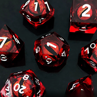 Dés en résine Longyan DND mobiles, Dragon et Cthulhu, version américaine en stock, vente en gros, jeu de rôle de société COC