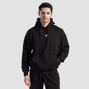 Sweat-shirt écologique Miles en noir, 100% coton French Terry avec impression sérigraphique, taille XL - Product Image 5