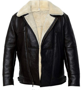 Moda personalizada nueva llegada de alta calidad chaqueta de cuero de Moda hombre nueva moda hombres PU chaqueta de cuero hombres al por mayor - Product Image 5