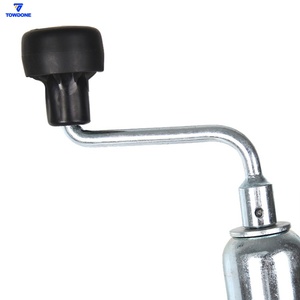 Rueda de Soporte de 48 mm con Rueda Sólida y Abrazadera de 48 mm, Nueva, con Capacidad de 150 kg, Galvanizada, para Semirremolques, con Certificación CE, Marca TOWDONE - Product Image 4