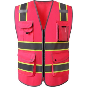เสื้อกั๊กสะท้อนแสงสะท้อนแสงเสื้อกั๊กนิรภัยพร้อมโลโก้ - Product Image 1