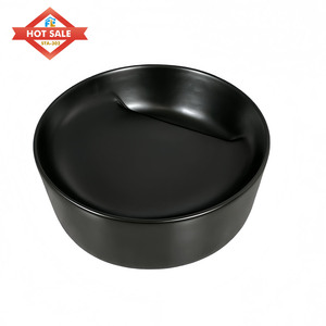 Évier de comptoir en pierre solide au design moderne, facile à nettoyer, articles sanitaires en céramique fabriqués en usine avec égouttoir poli pour salles de bains - Product Image 4