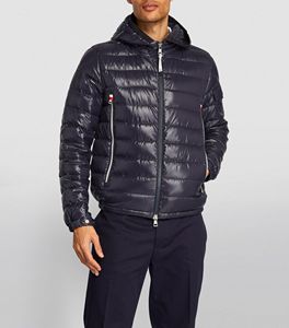 Chaqueta acolchada transpirable impermeable gruesa para hombre cálida de invierno con capucha hecha a medida Color sólido a la moda - Product Image 2