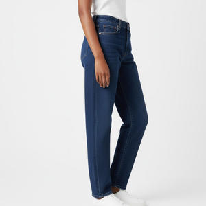 <b>Women</b> mom fit denim <b>jeans</b> OEM factory supplier wholesale custom made high waist <b>vintage</b> style trendy fashion denim pants - Product Image 3