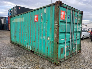 Grand conteneur de stockage en métal avec unité de ventilation de toit et composant Blue Box - Product Image 6