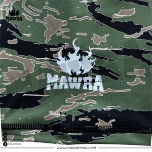 Custom Tiger Camo MMA Rashguard 4-Way Stretch Vented <b>Mesh</b> Panel BJJ Short Sleeve Quick Dry Sublimation Grappling Training Wear - Product Image 4