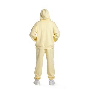 Ensemble de jogging unisexe en coton 100% personnalisé, nouveau, en gros, taille plus, style décontracté léger, logo personnalisé, survêtement - Product Image 5