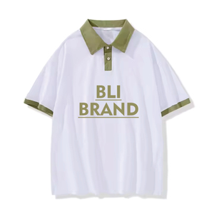 100% Polyester sur mesure pour polos Transferts de chaleur à motif solide et T-shirts à écran avec logo brodé DTG - Product Image 6