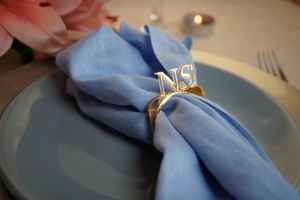 Ronds de serviette, ronds de serviette en rotin, ronds de serviette en osier, décor de table - Product Image 3