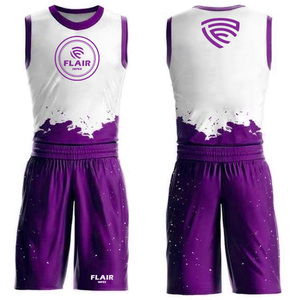 Ensemble d'uniformes de basket-ball de haute qualité pour hommes impression numérique personnalisable chemise de sport respirante hauts shorts - Product Image 5