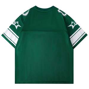 เสื้อฟุตบอลผ้าตาข่ายโพลีเอสเตอร์ 100% คอวี สำหรับฝึกซ้อม สั่งทำพิเศษ พิมพ์ลายแบบระเหิด ชื่อทีมและหมายเลข ชุดกีฬา - Product Image 2