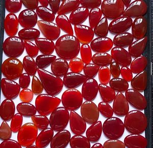 100% cabujón de cornalina envoltura de alambre y fabricación de joyas cornalina piedra preciosa cornalina lote al por mayor - Product Image 1