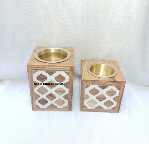 Hermosa Mubkhar madera y resina Bakhoor 2023 madre de perla incrustaciones Bakhoor bandeja Medkhan resina caja quemador Mubkhar caja acrílica - Product Image 4