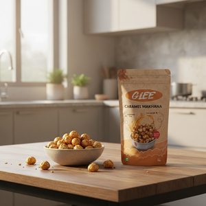 Premium Sweet Caramel Makhana Fox Nuts 30g Low-Fat Stand up Pouch Roasted Healthy Snack - Product Image 2