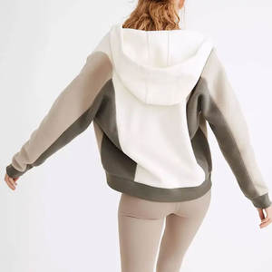 เสื้อสเวตเตอร์ผ้าฝ้ายของผู้ชายเสื้อมีฮู้ดผ้าหนาเปิดไหล่ปล่อย500เสื้อผ้าฤดูหนาวให้ความอบอุ่น400กรัม - Product Image 2