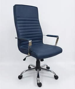Chaise de bureau ergonomique pivotante moderne en promotion avec vérin à gaz et base chromée pour usage domestique, bureau, salle de sport, école - Vente en gros - Product Image 2